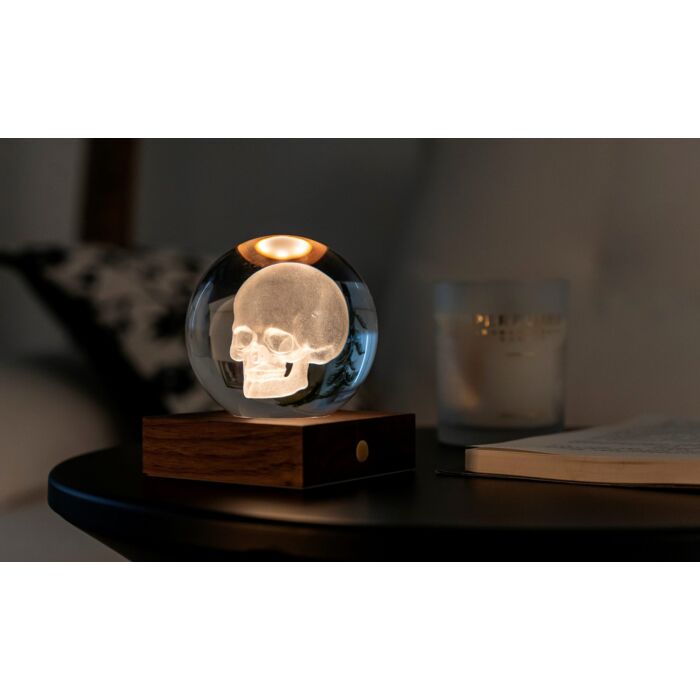 Gingko Amber Crystal Light - Skull